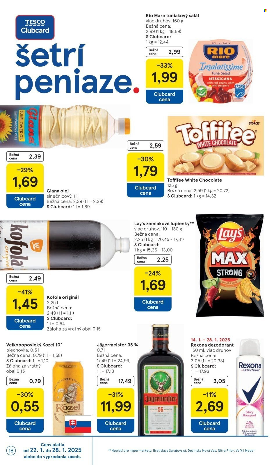 Leták TESCO - 22.1.2025 - 28.1.2025. Strana 18