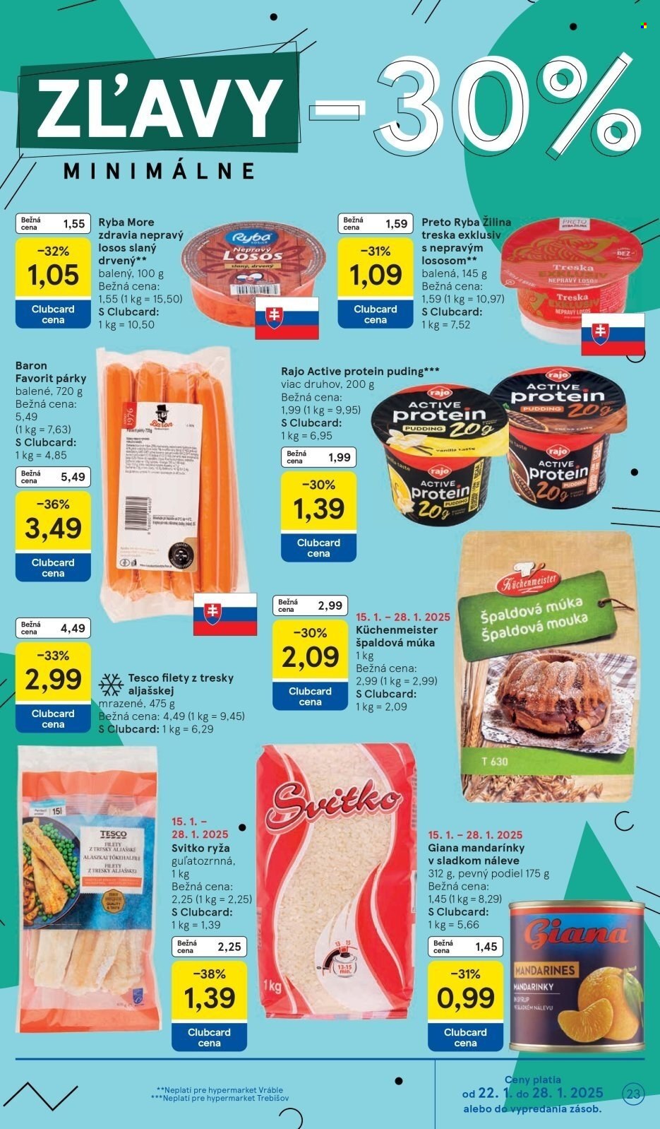 Leták TESCO - 22.1.2025 - 28.1.2025. Strana 23