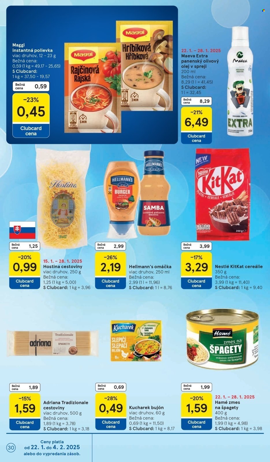 Leták TESCO - 22.1.2025 - 28.1.2025. Strana 30