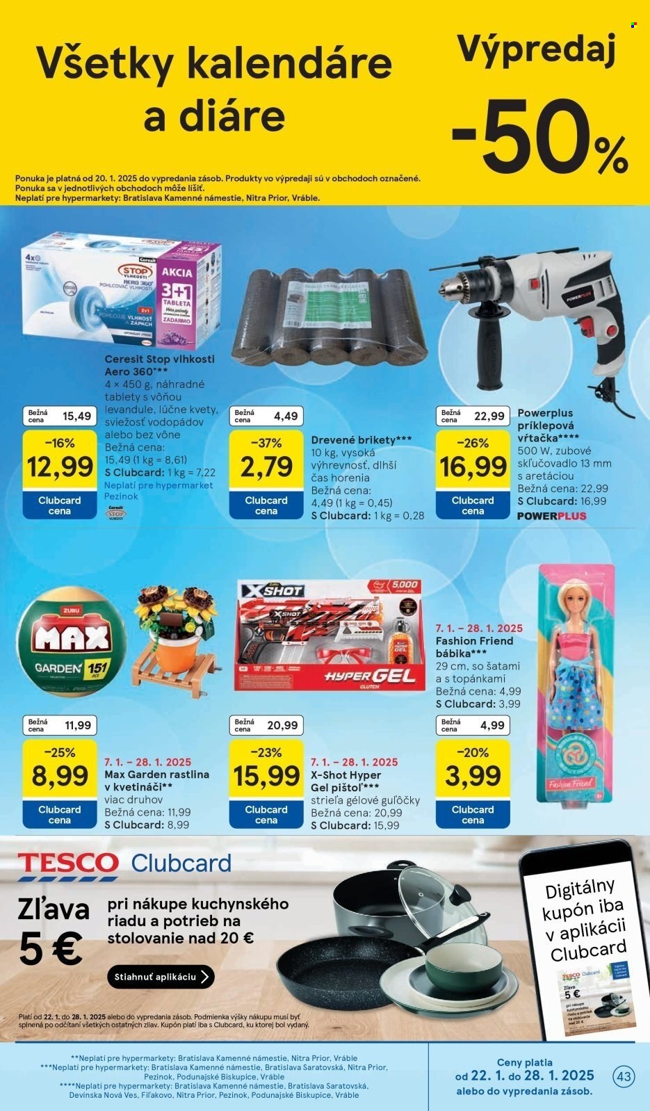 Leták TESCO - 22.1.2025 - 28.1.2025. Strana 43