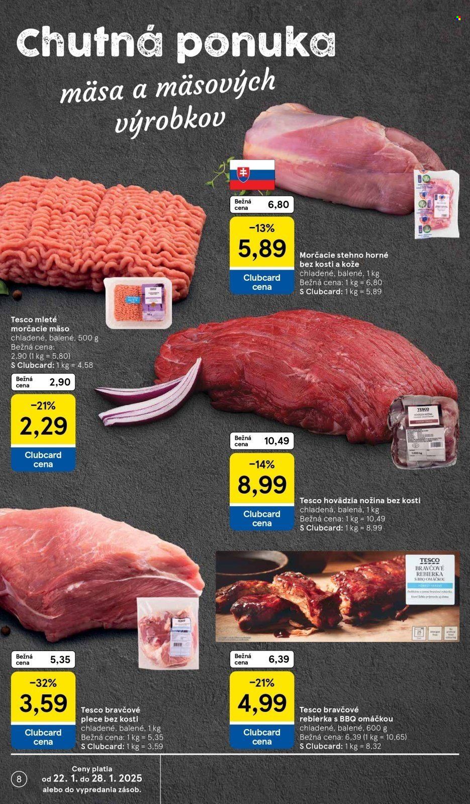 Leták TESCO supermarket - 22.1.2025 - 28.1.2025. Strana 8