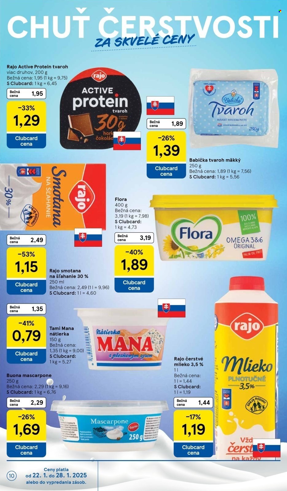 Leták TESCO supermarket - 22.1.2025 - 28.1.2025. Strana 10
