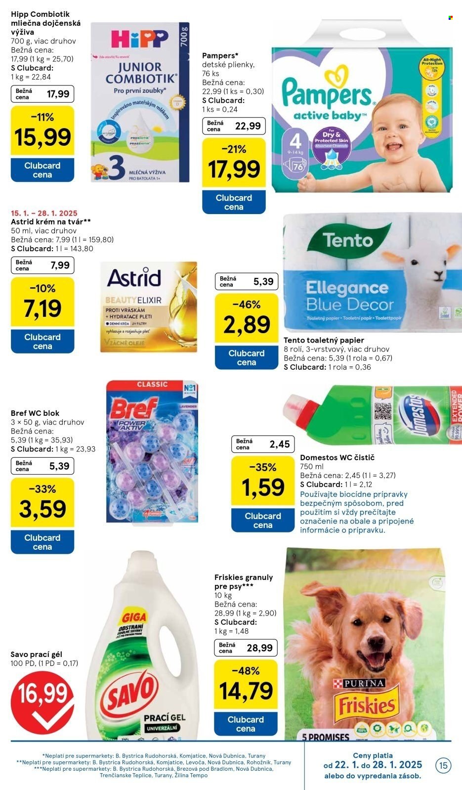 Leták TESCO supermarket - 22.1.2025 - 28.1.2025. Strana 15