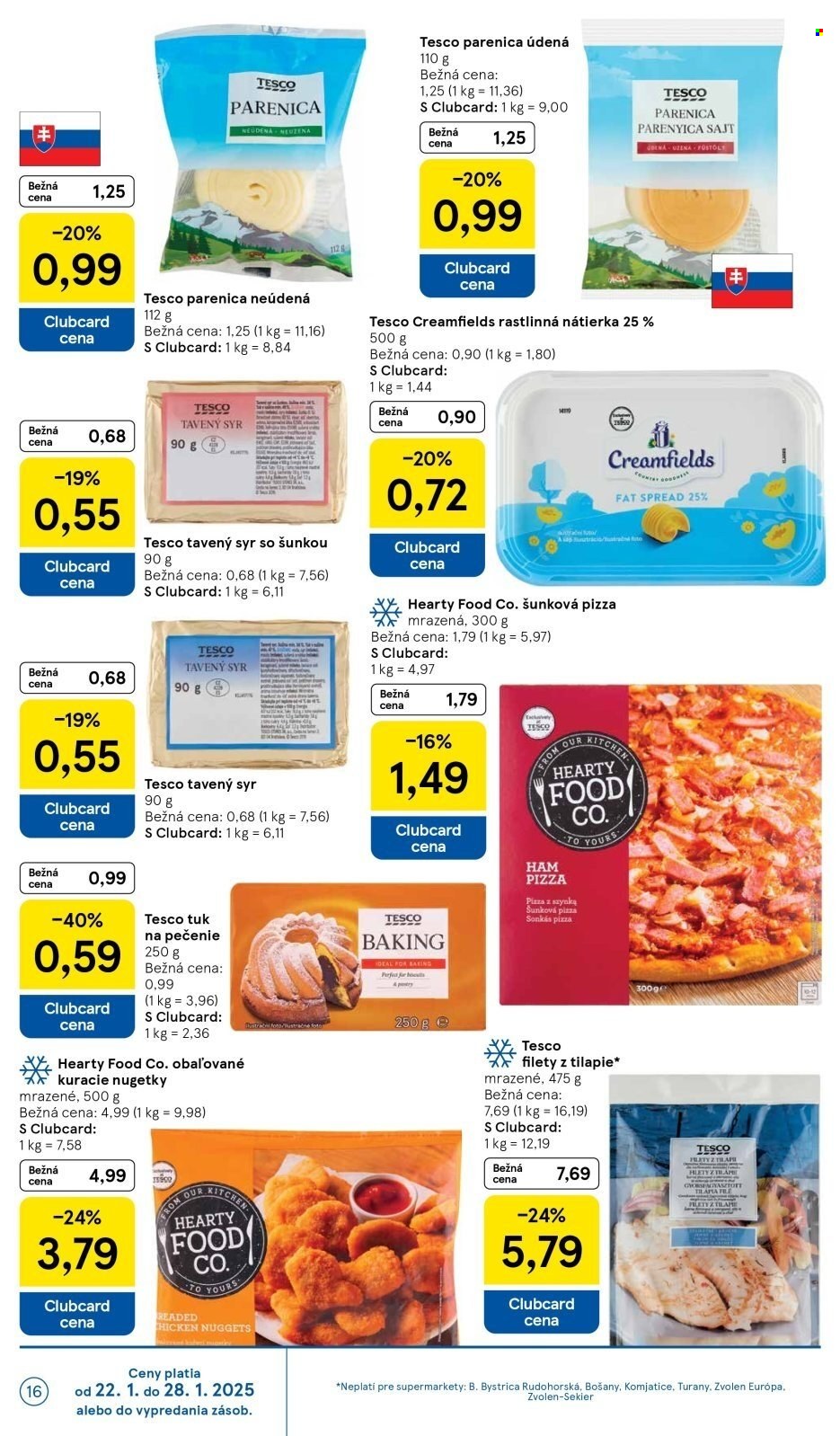 Leták TESCO supermarket - 22.1.2025 - 28.1.2025. Strana 16