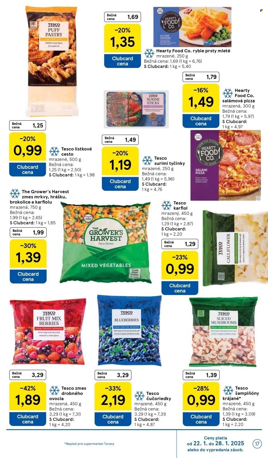 Leták TESCO supermarket - 22.1.2025 - 28.1.2025. Strana 17