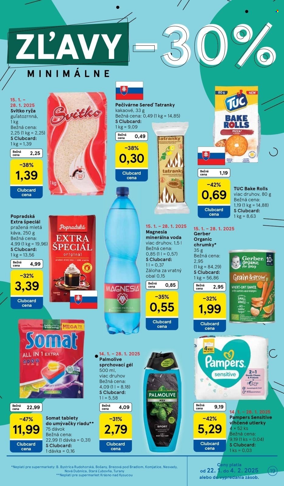 Leták TESCO supermarket - 22.1.2025 - 28.1.2025. Strana 19