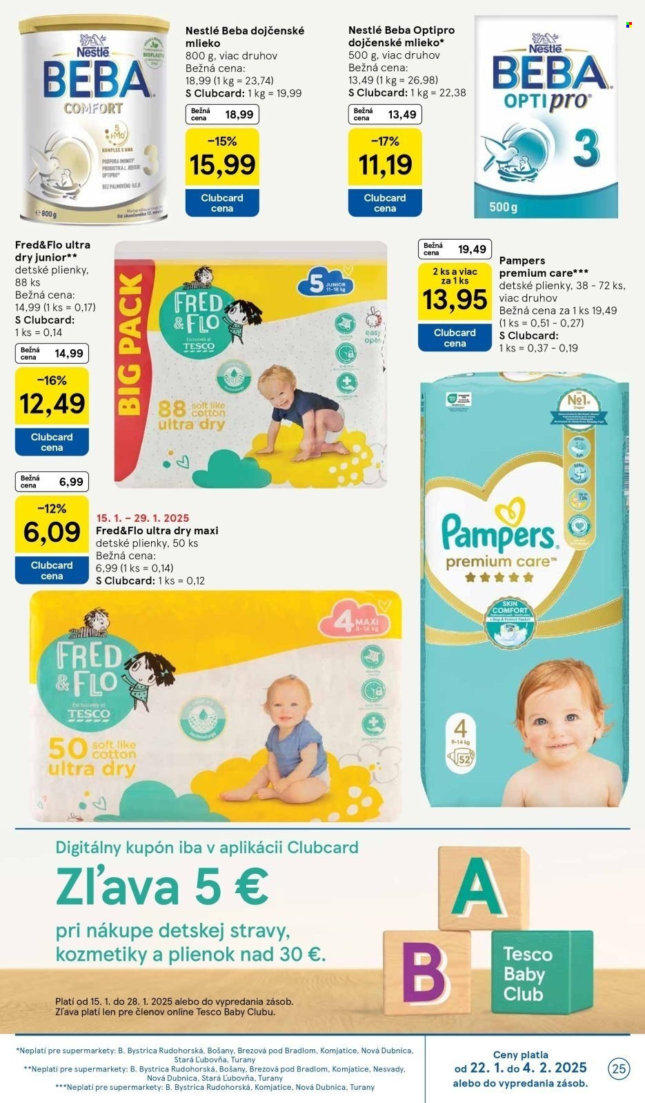Leták TESCO supermarket - 22.1.2025 - 28.1.2025. Strana 25
