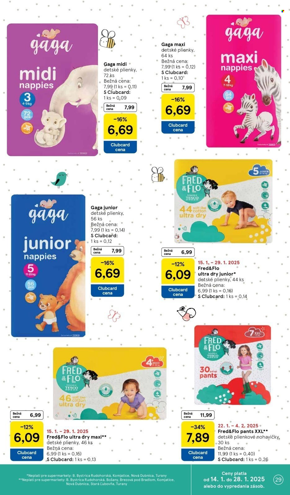 Leták TESCO supermarket - 22.1.2025 - 28.1.2025. Strana 29