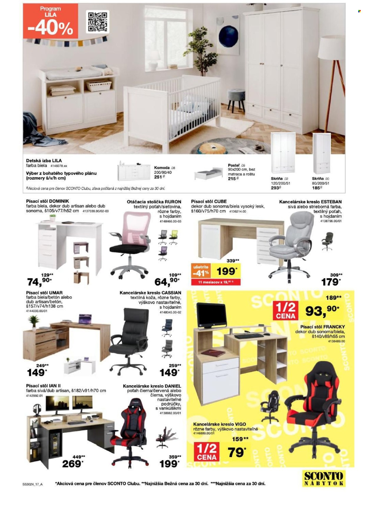 Leták Sconto nábytok - 22.1.2025 - 11.2.2025. Strana 17
