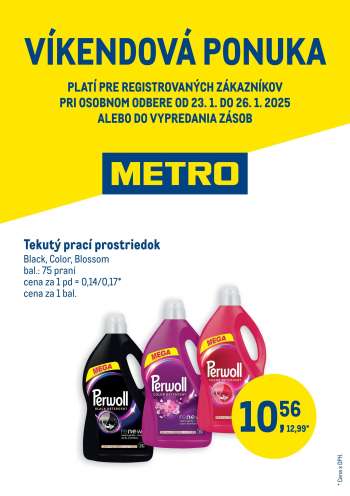 Leták Metro - 23.1.2025 - 26.1.2025.