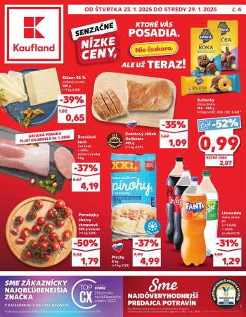 Leták Kaufland - 23.1.2025 - 29.1.2025.