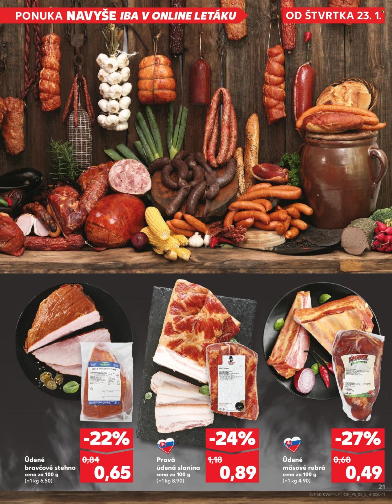 Leták Kaufland - 23.1.2025 - 29.1.2025. Strana 21