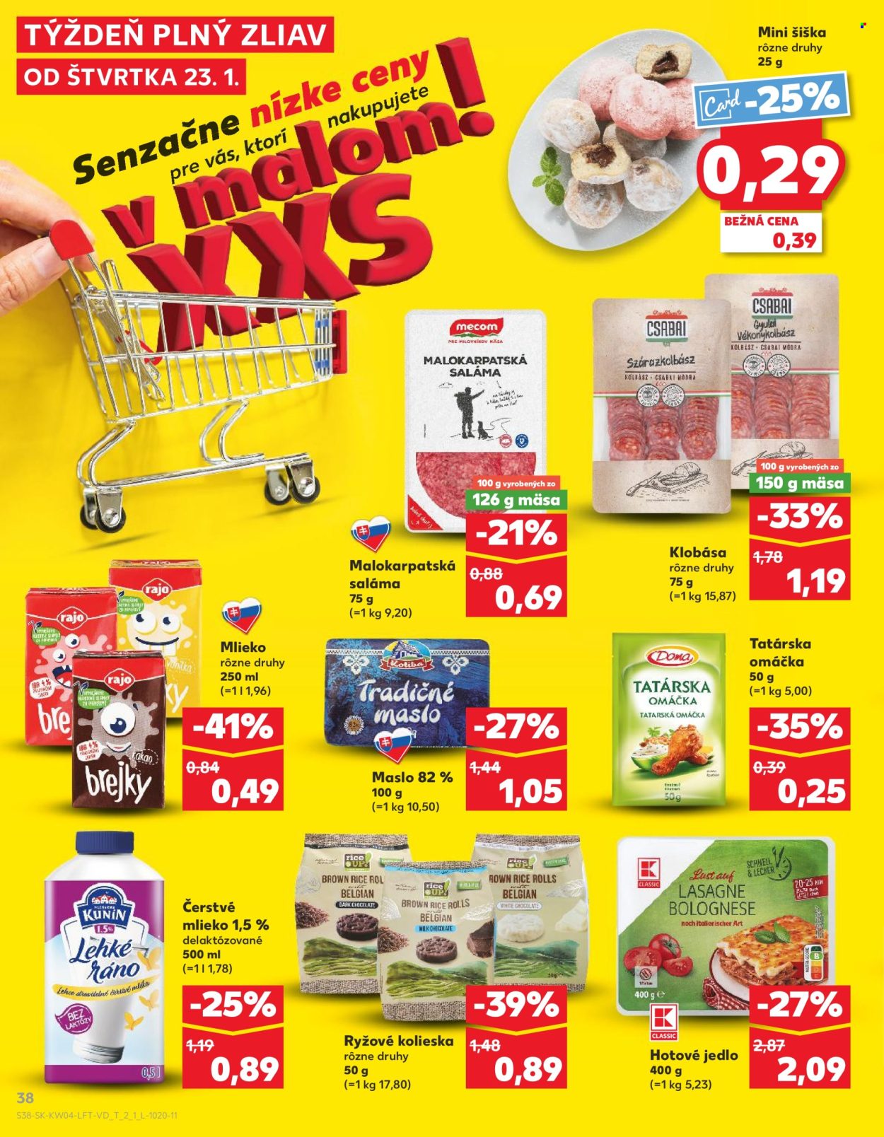 Leták Kaufland - 23.1.2025 - 29.1.2025. Strana 38