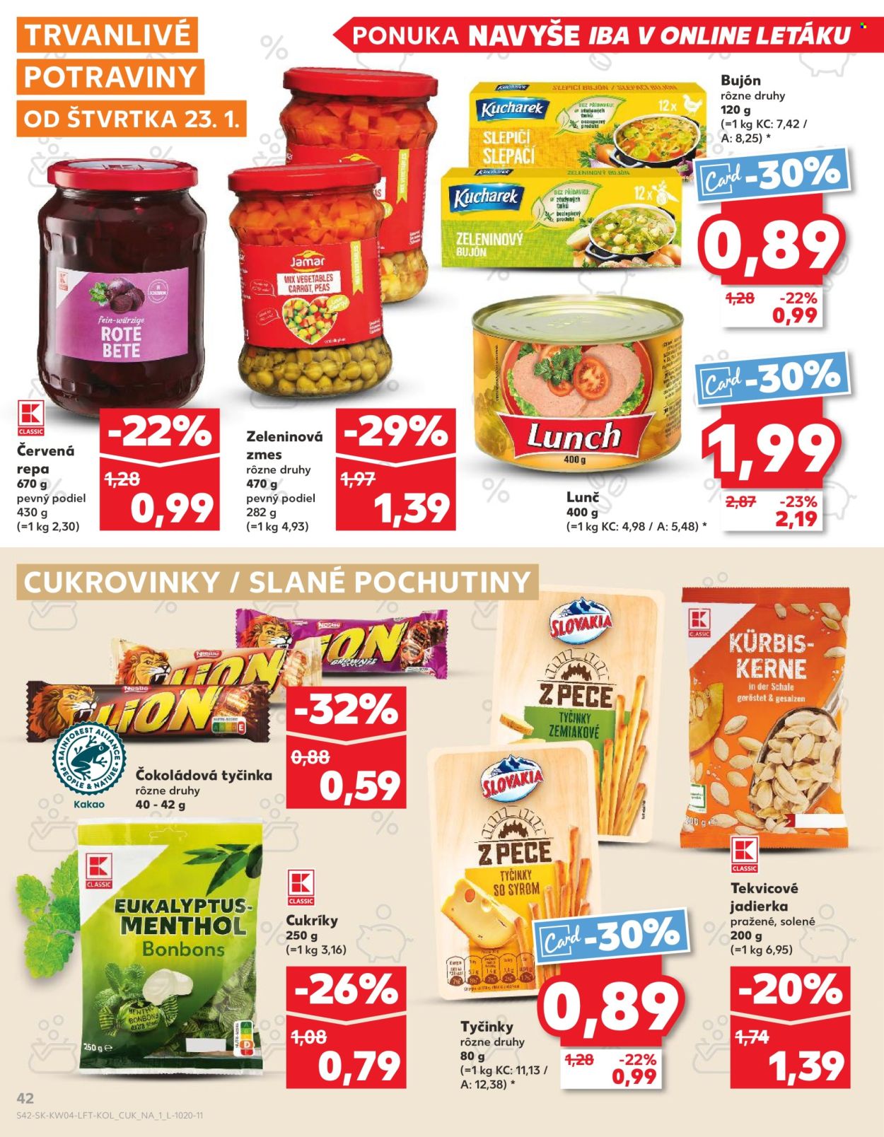 Leták Kaufland - 23.1.2025 - 29.1.2025. Strana 42