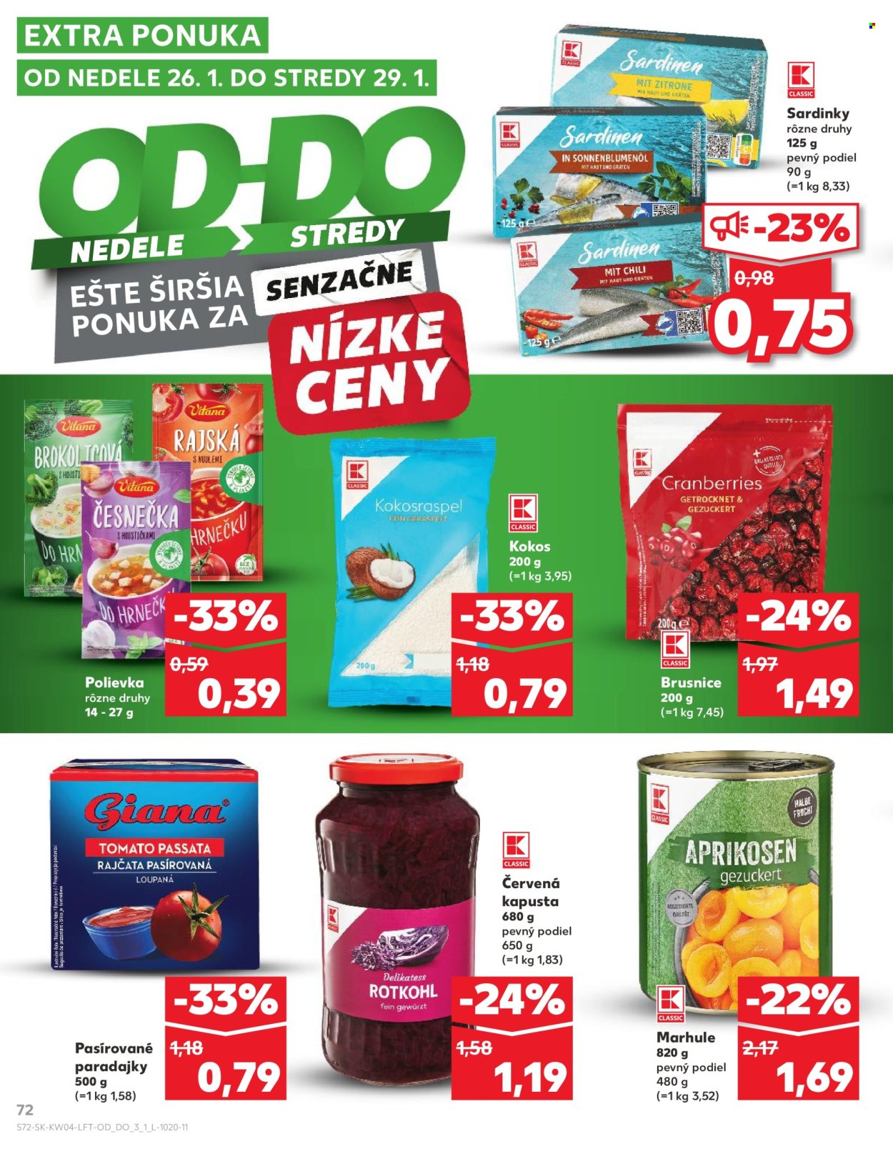 Leták Kaufland - 23.1.2025 - 29.1.2025. Strana 72