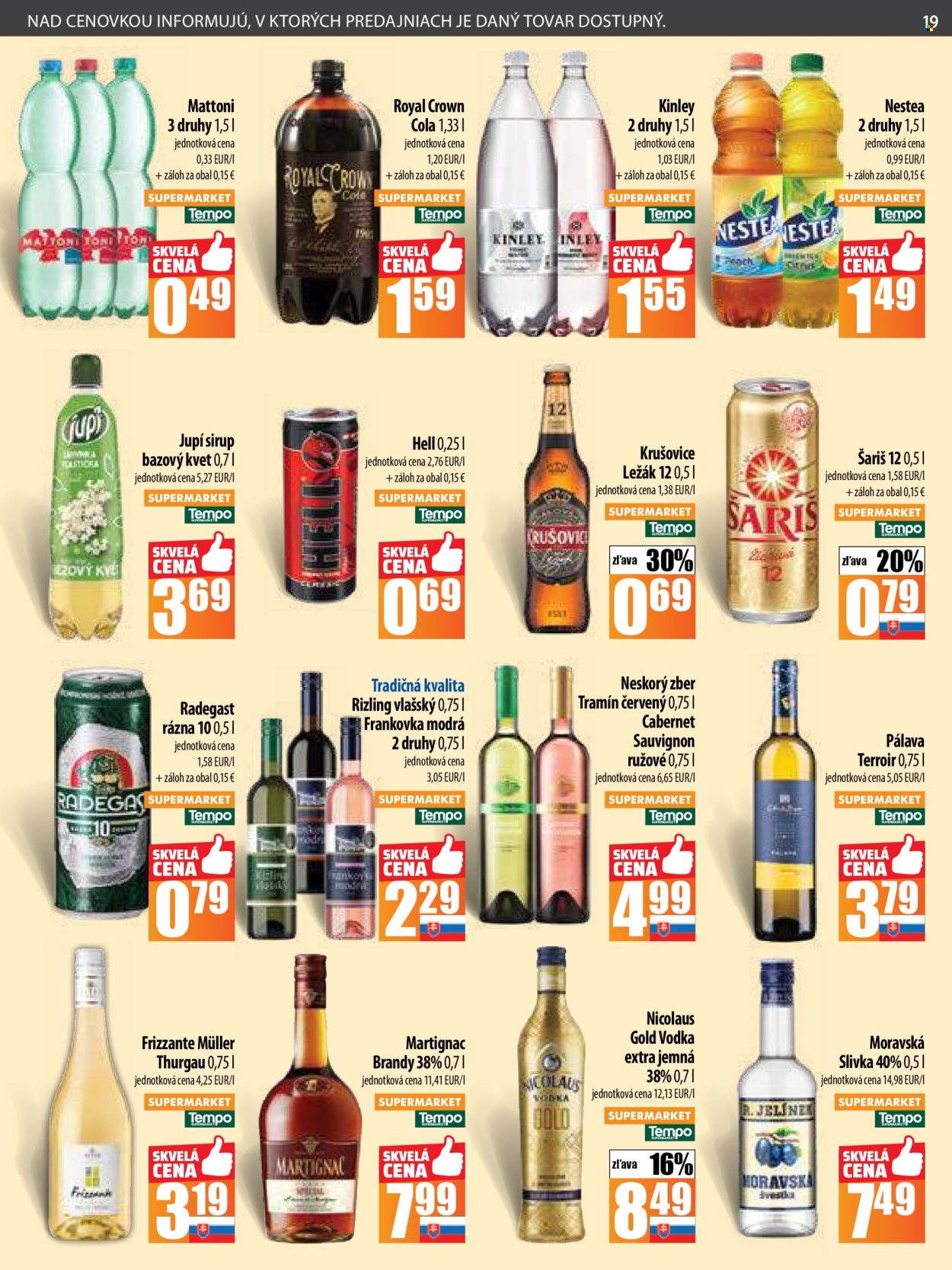 Leták COOP Jednota - 23.1.2025 - 29.1.2025. Strana 19