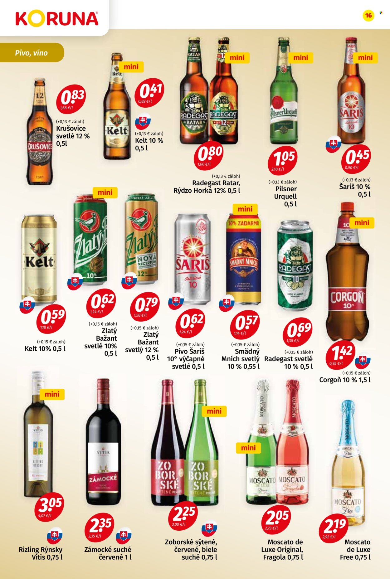 Leták Potraviny KORUNA - 24.1.2025 - 5.2.2025. Strana 16