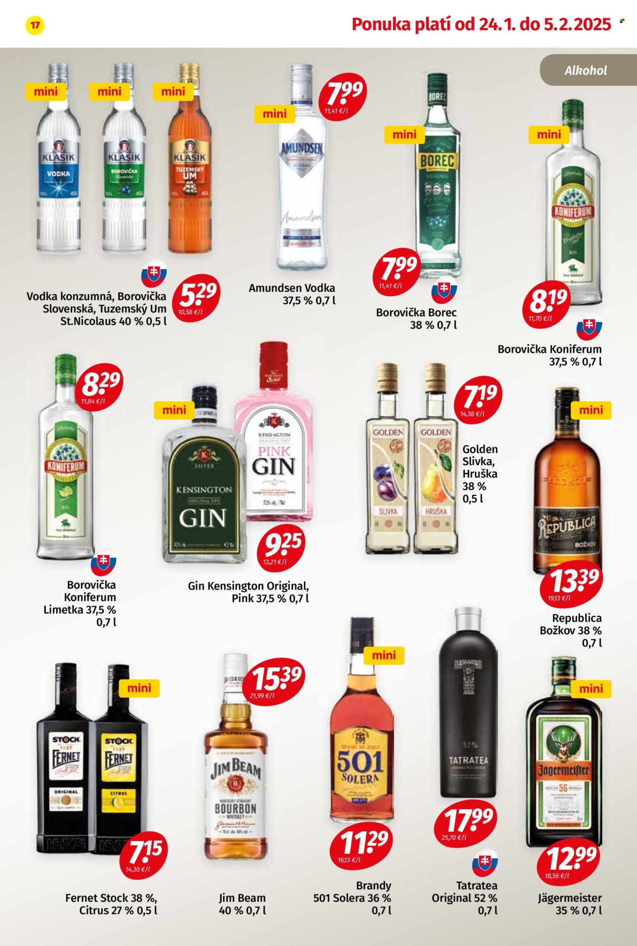 Leták Potraviny KORUNA - 24.1.2025 - 5.2.2025. Strana 17