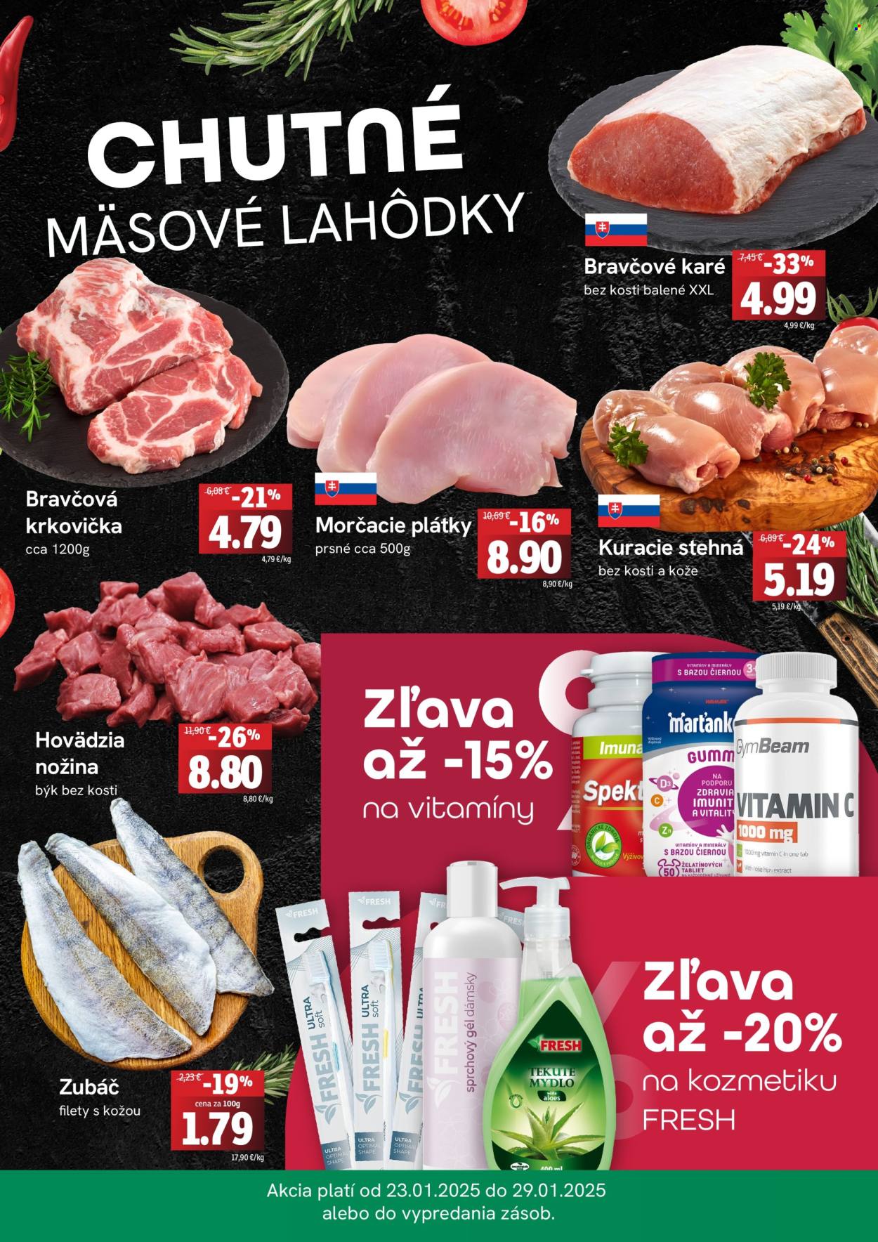 Leták FRESH - 23.1.2025 - 29.1.2025. Strana 2