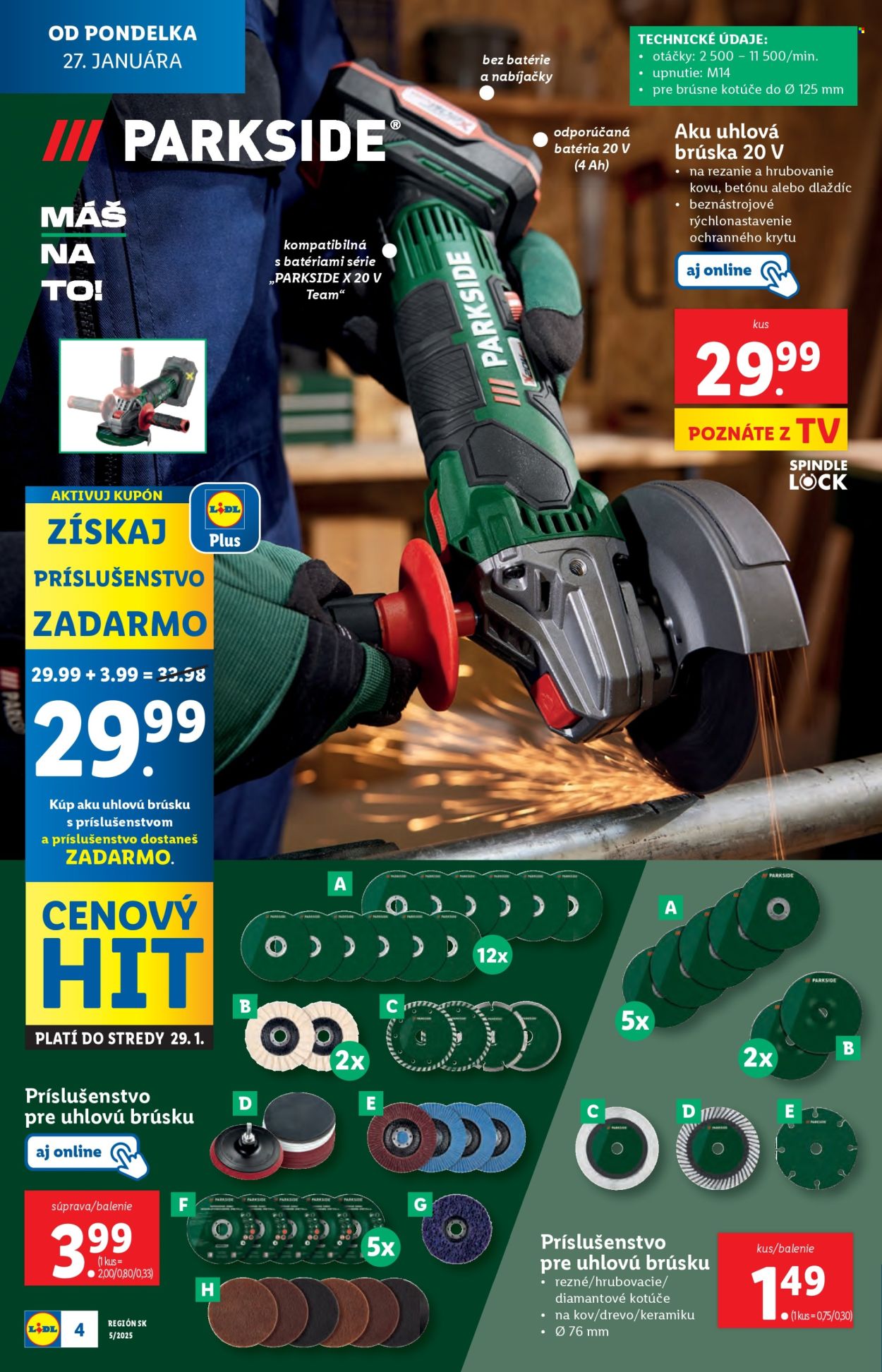 Leták Lidl. Strana 4