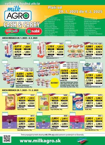 Leták Milk AGRO - 29.1.2025 - 4.2.2025.