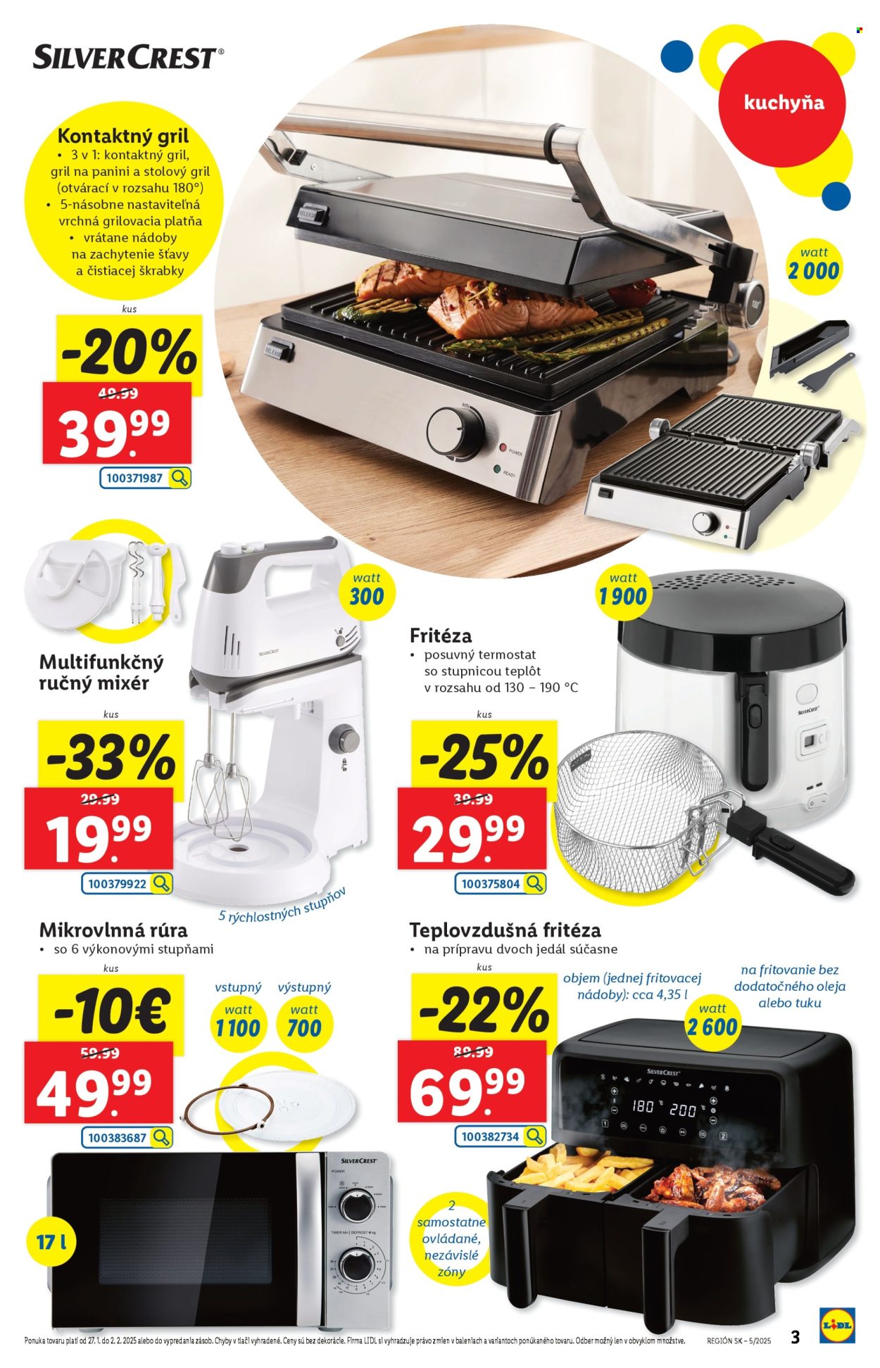 Leták Lidl - 27.1.2025 - 2.2.2025. Strana 3