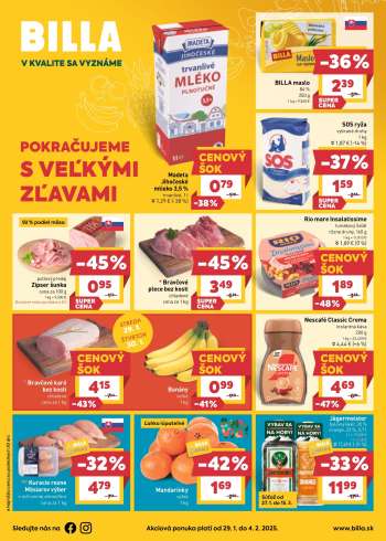 Leták Billa - 29.1.2025 - 4.2.2025.