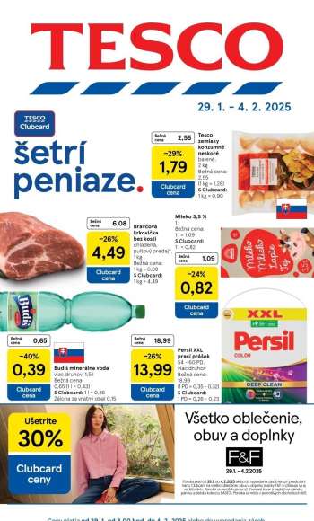 Leták TESCO - 29.1.2025 - 4.2.2025.