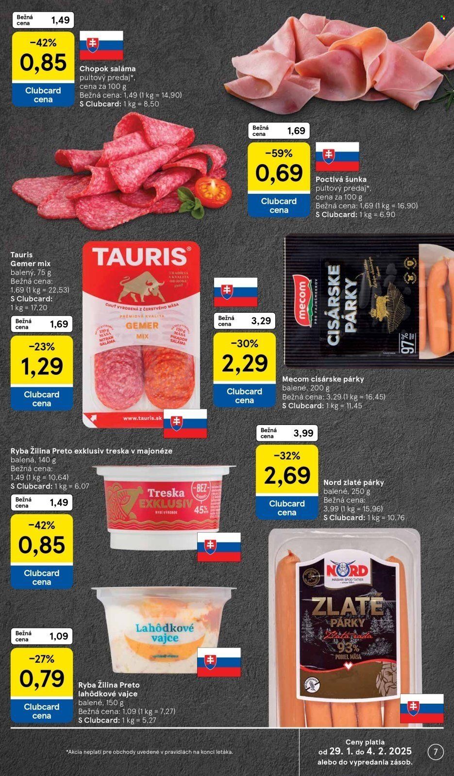 Leták TESCO - 29.1.2025 - 4.2.2025. Strana 7