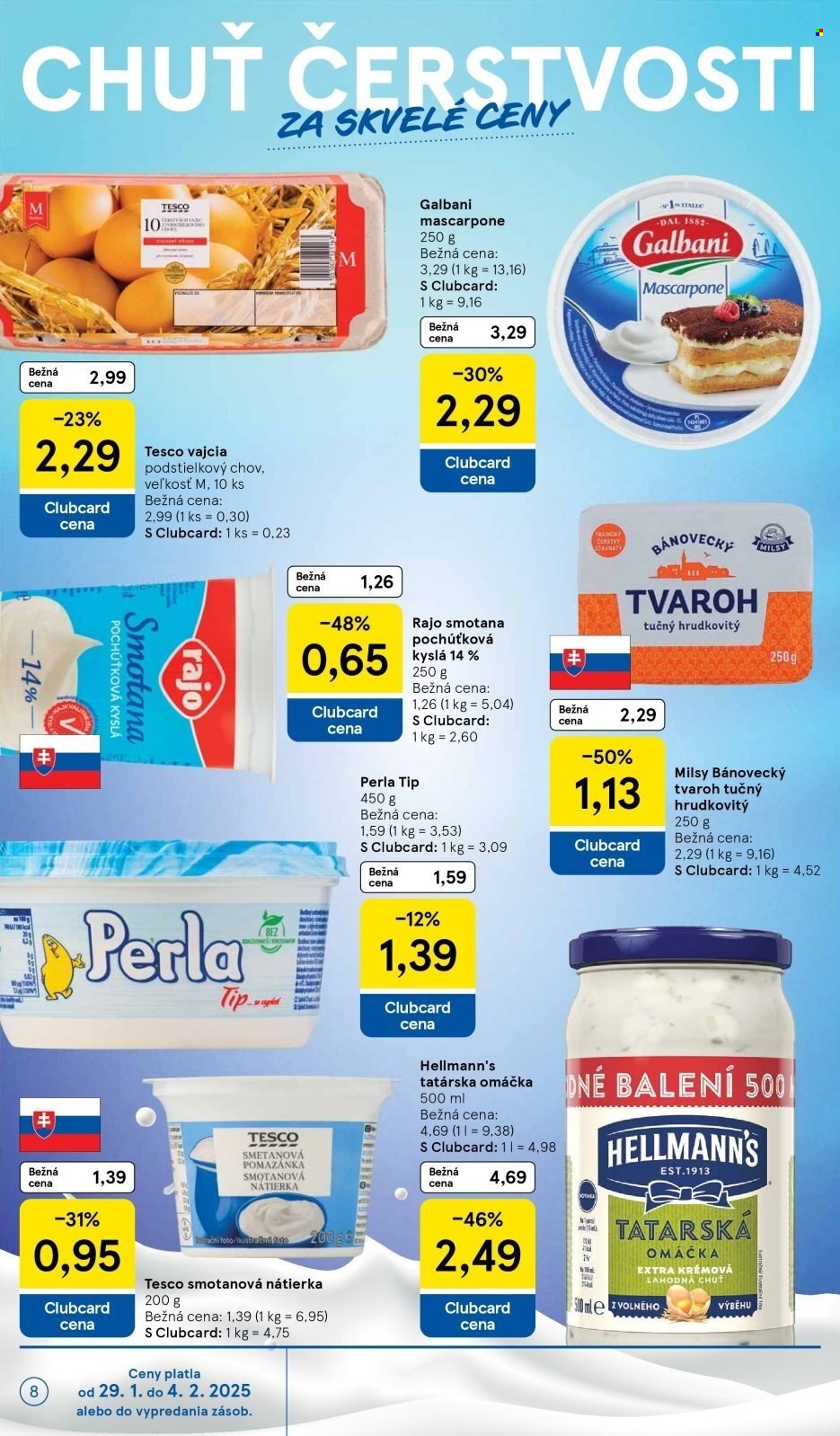 Leták TESCO - 29.1.2025 - 4.2.2025. Strana 8
