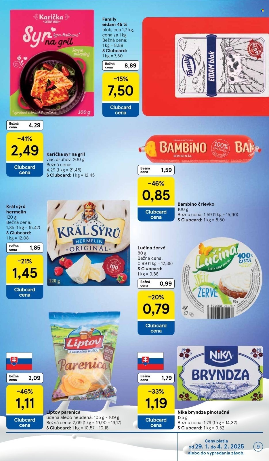 Leták TESCO - 29.1.2025 - 4.2.2025. Strana 9