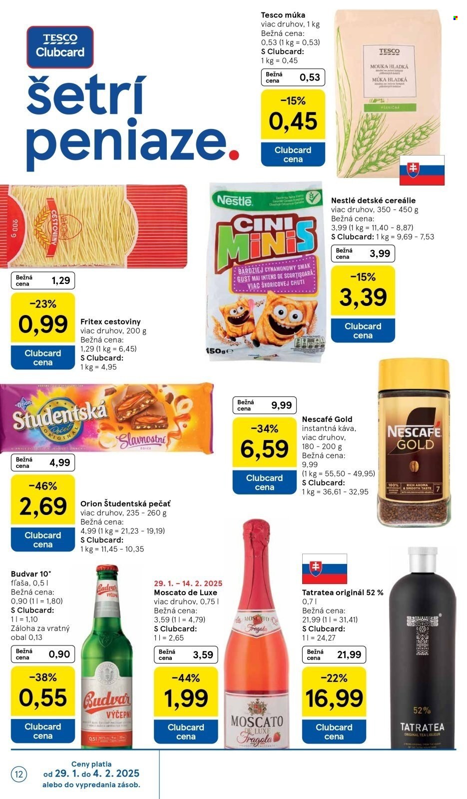 Leták TESCO - 29.1.2025 - 4.2.2025. Strana 12