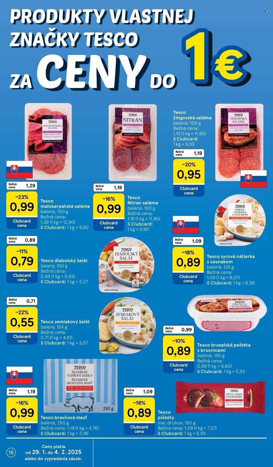 Leták TESCO - 29.1.2025 - 4.2.2025. Strana 16