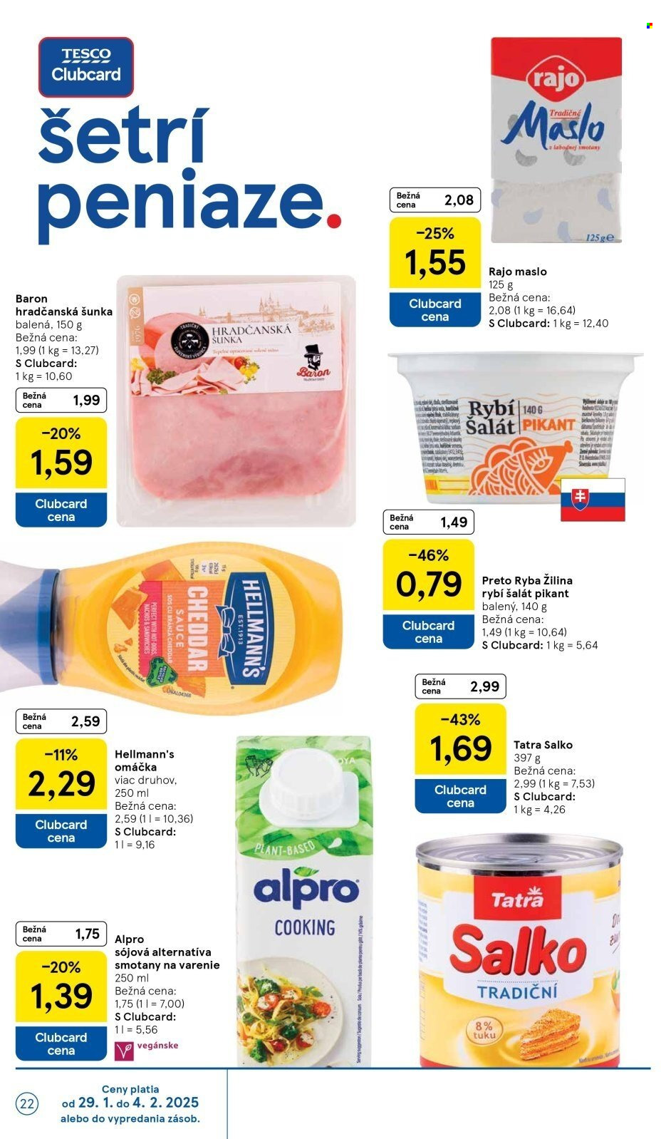 Leták TESCO - 29.1.2025 - 4.2.2025. Strana 22