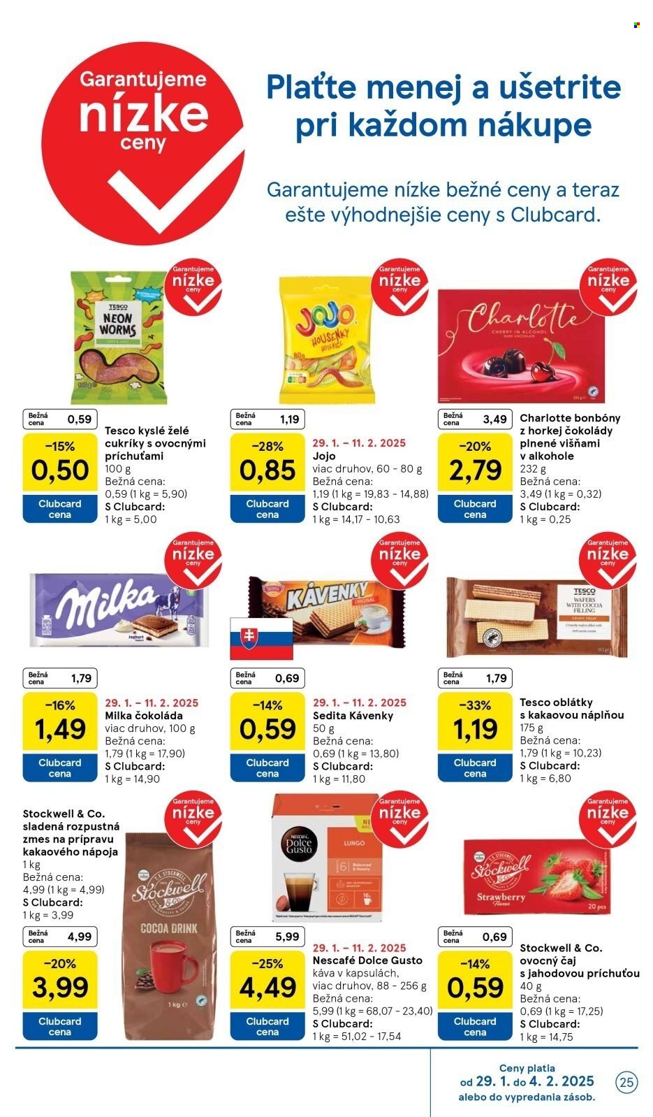 Leták TESCO - 29.1.2025 - 4.2.2025. Strana 25