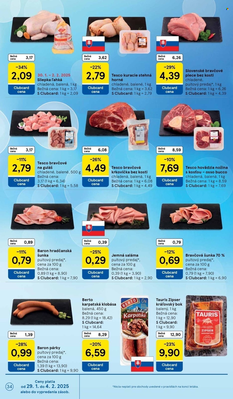 Leták TESCO - 29.1.2025 - 4.2.2025. Strana 34