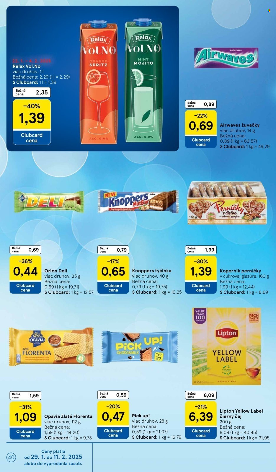 Leták TESCO - 29.1.2025 - 4.2.2025. Strana 40