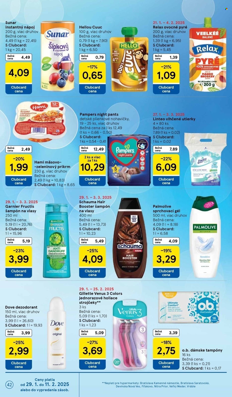Leták TESCO - 29.1.2025 - 4.2.2025. Strana 42