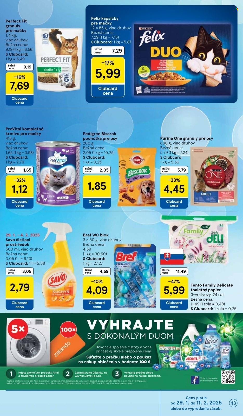 Leták TESCO - 29.1.2025 - 4.2.2025. Strana 43
