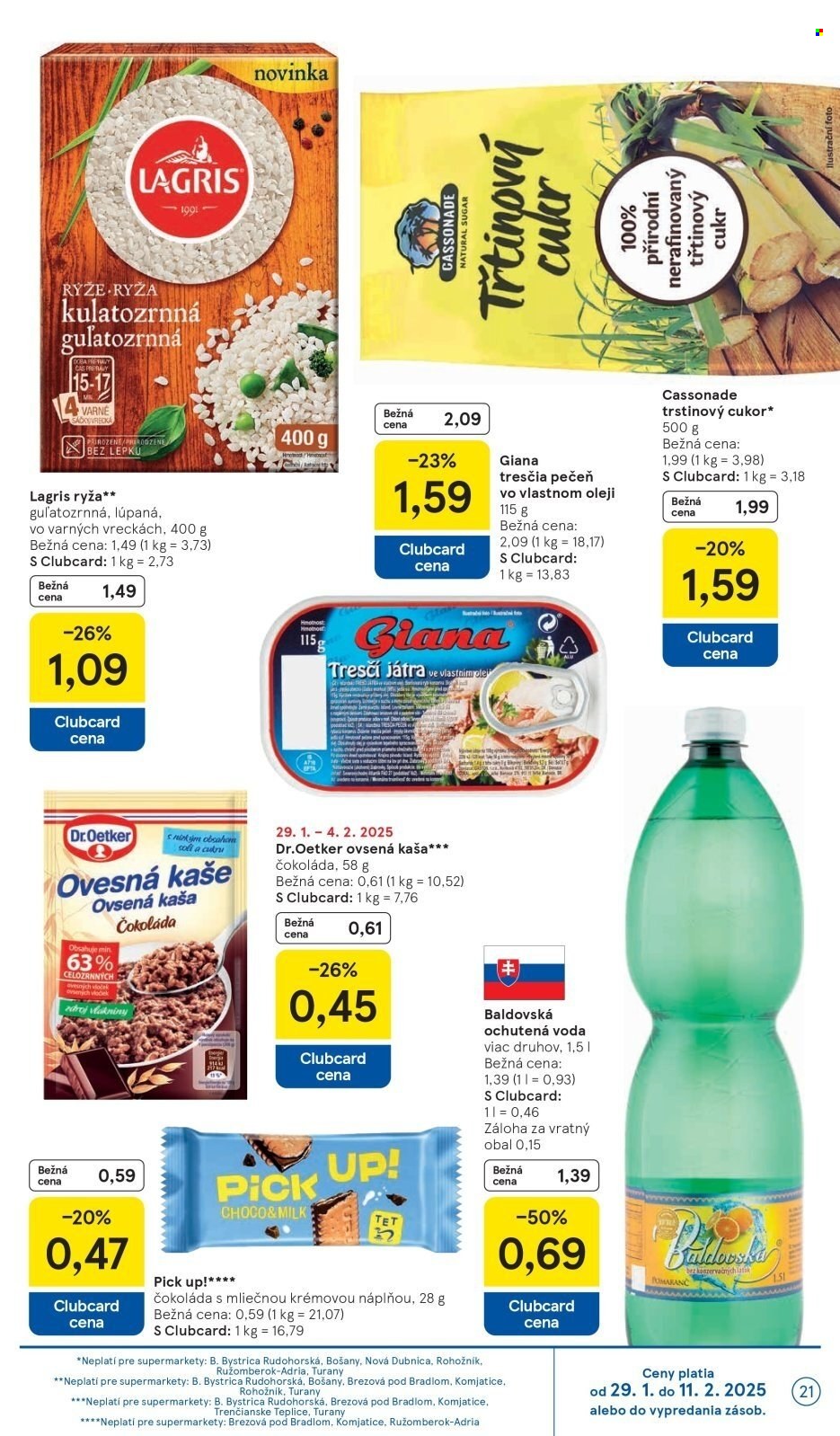 Leták TESCO supermarket - 29.1.2025 - 4.2.2025. Strana 21