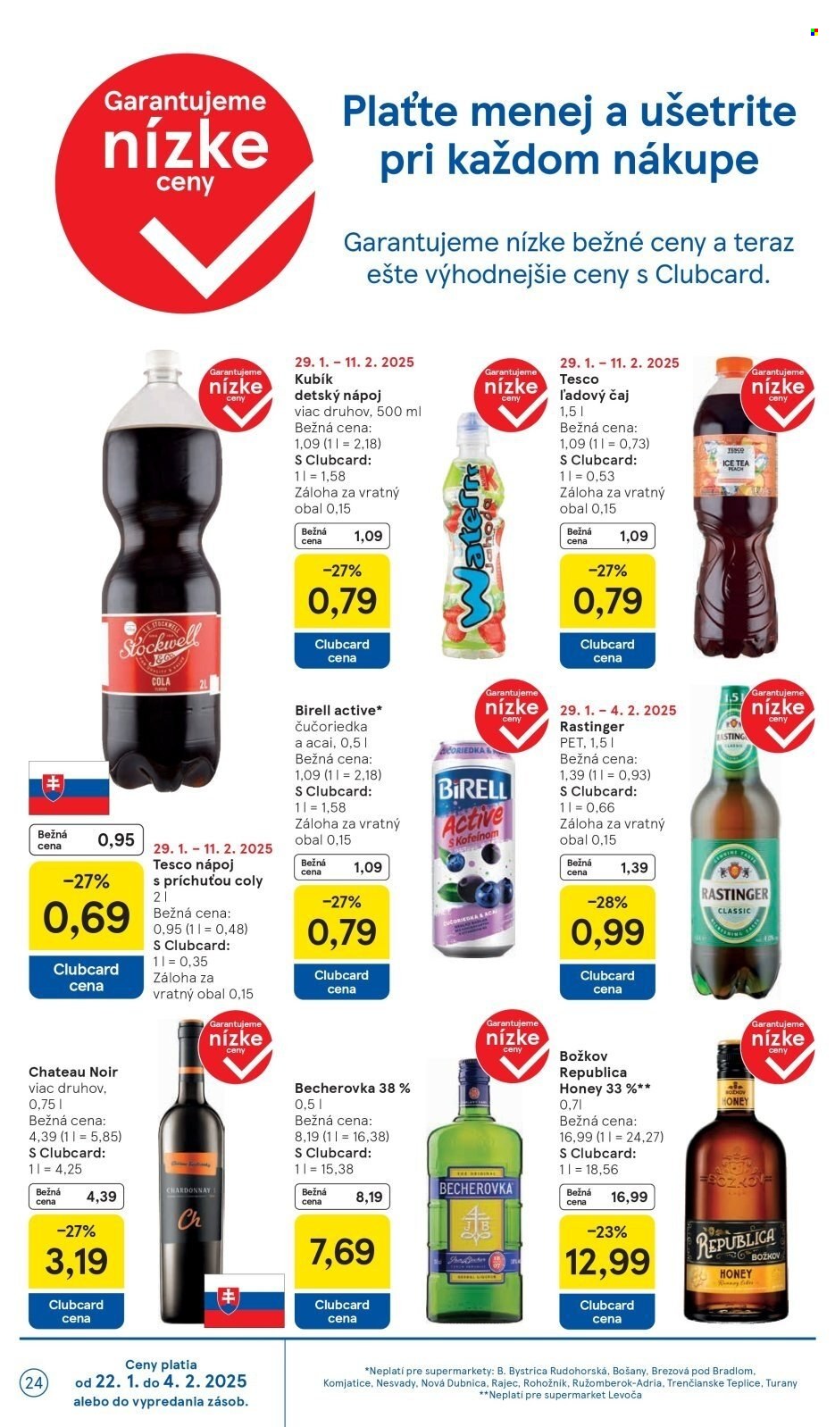 Leták TESCO supermarket - 29.1.2025 - 4.2.2025. Strana 24