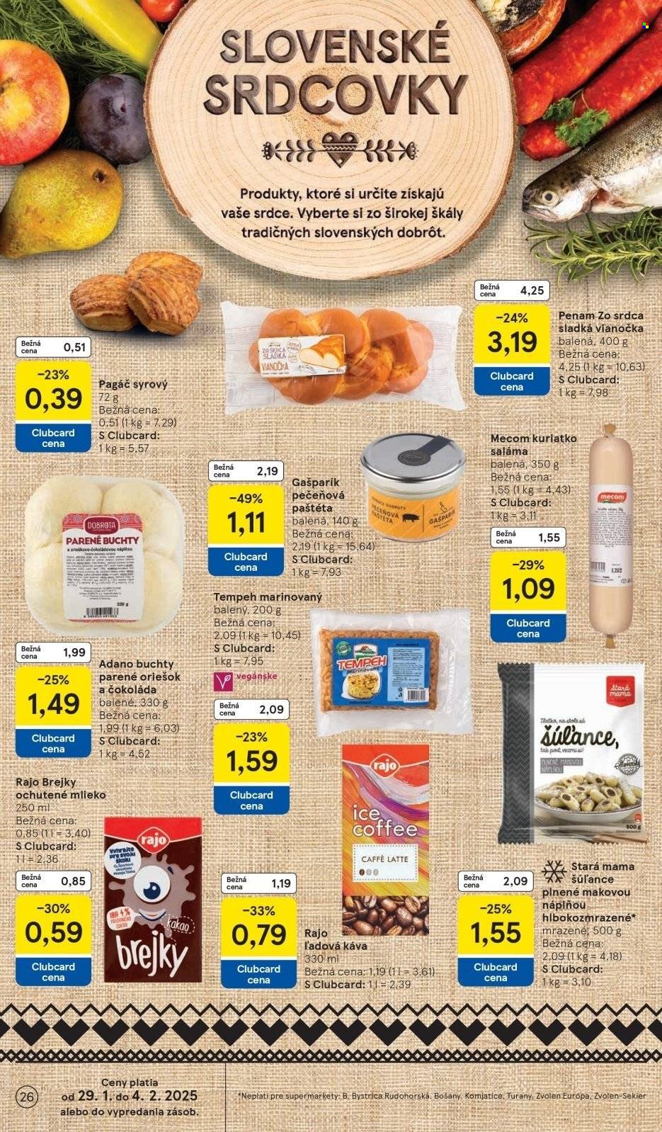 Leták TESCO supermarket - 29.1.2025 - 4.2.2025. Strana 26