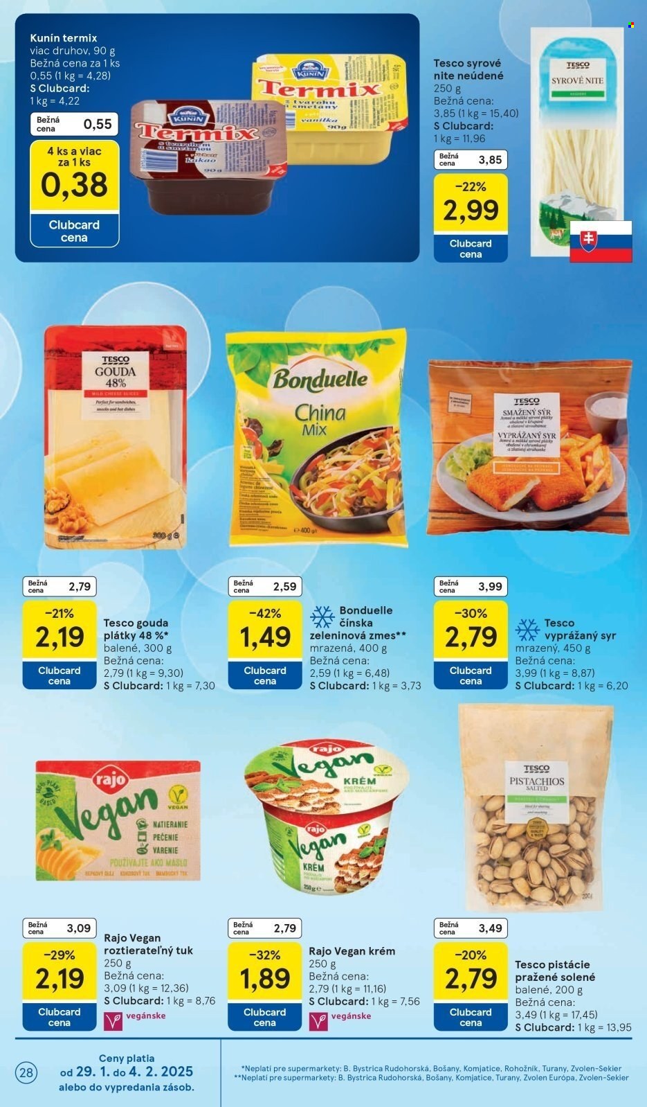 Leták TESCO supermarket - 29.1.2025 - 4.2.2025. Strana 28