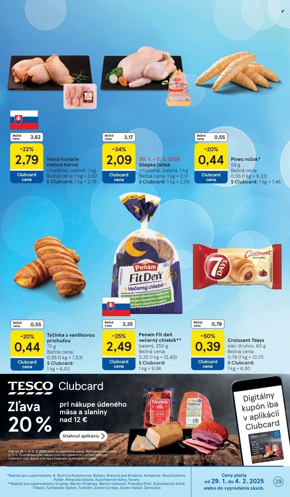 Leták TESCO supermarket - 29.1.2025 - 4.2.2025. Strana 29