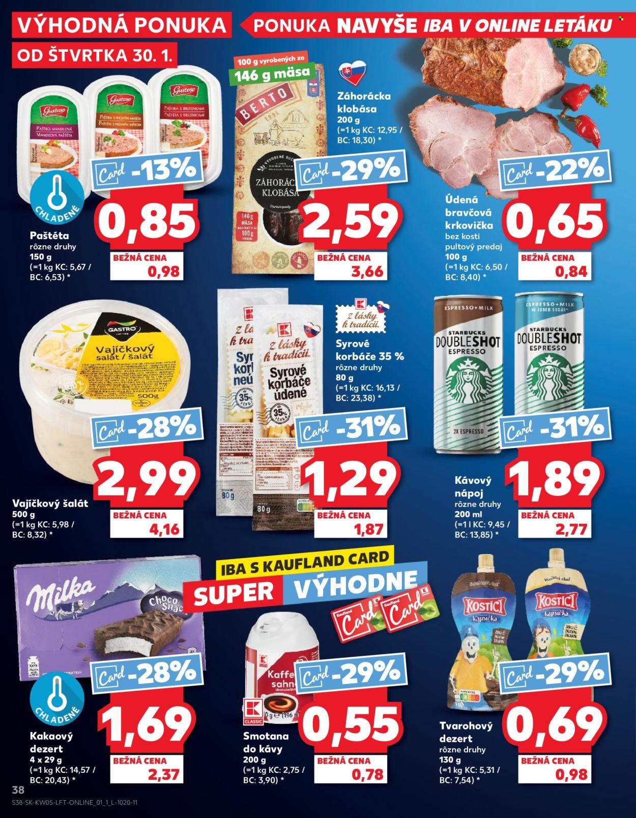 Leták Kaufland - 30.1.2025 - 5.2.2025. Strana 38