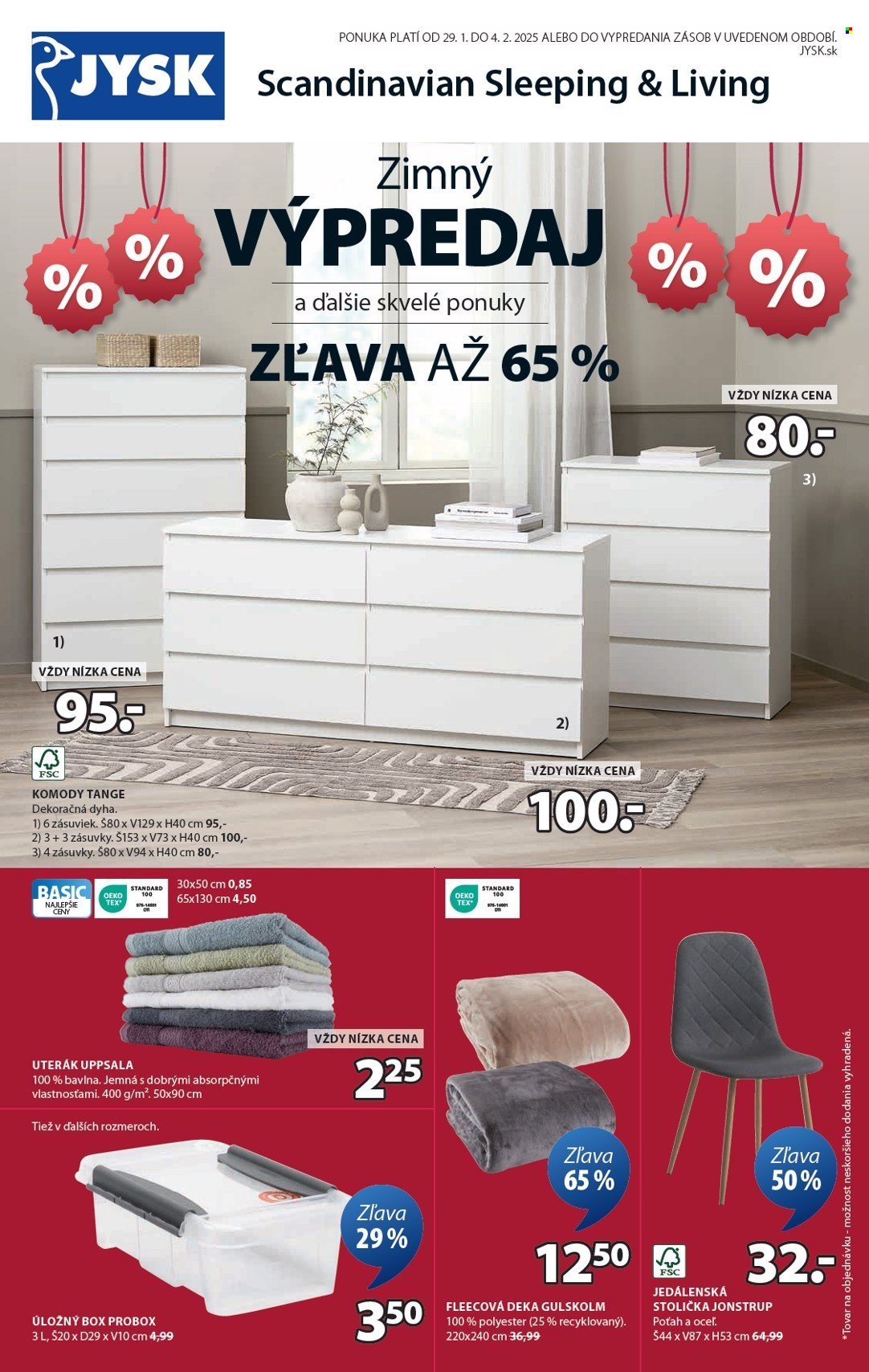 Leták JYSK - 29.1.2025 - 4.2.2025. Strana 2
