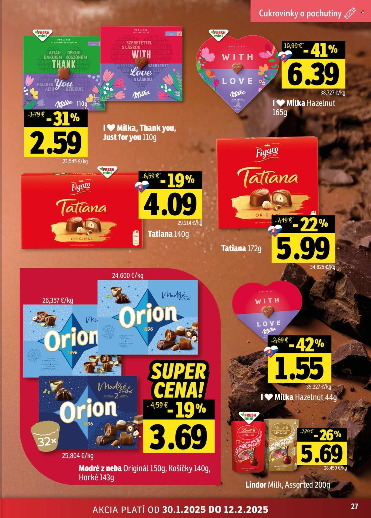Leták FRESH - 30.1.2025 - 12.2.2025. Strana 27