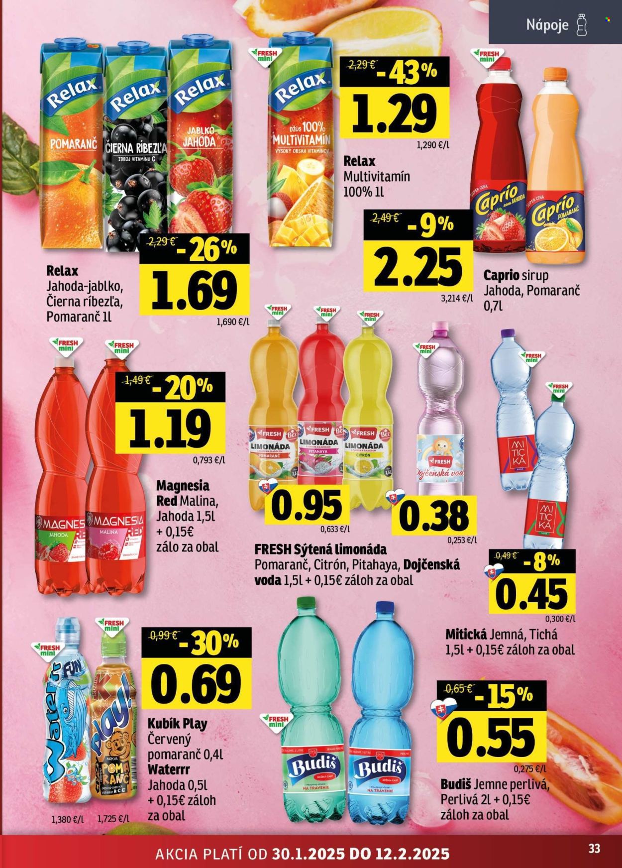 Leták FRESH - 30.1.2025 - 12.2.2025. Strana 33