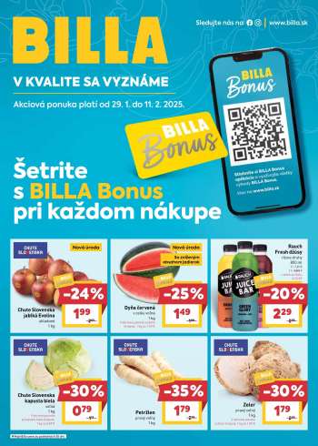Leták Billa - 29.1.2025 - 11.2.2025.
