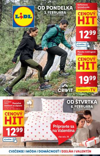 Leták Lidl.